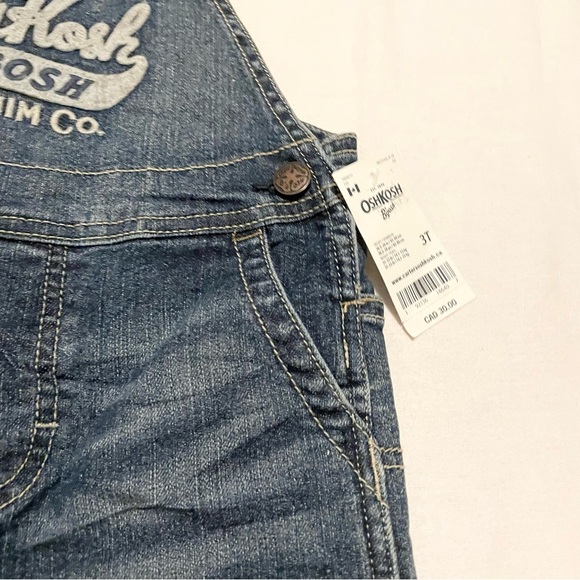 OshKosh B'Gosh Kids Denim Overalls Baby Size 3T - Picture 5 of 16